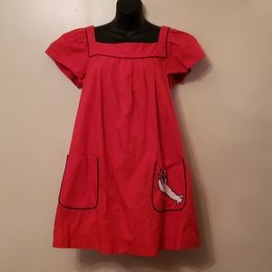 Kate Spade baby doll lobster dress